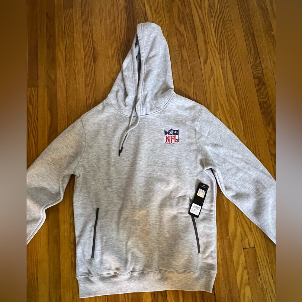 Official NFL grey fleece puff hoodie size small [Brand New]